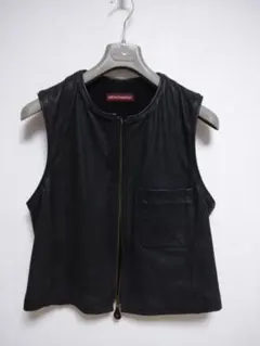 奇跡的超美品 90's EMPORIO ARMANI レザーベスト
