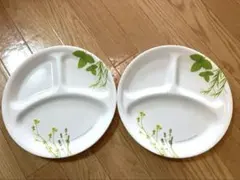 CORELLE コレール　ヨーロピアンハーブ　ランチプレート　2枚のサムネイル