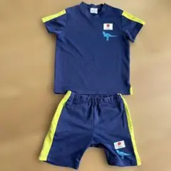 hakka baby 恐竜プリント 半袖ジャージ上下セット