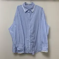 しまむら　ストライプTシャツ　Lサイズのサムネイル