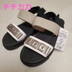 【新品未使用】チチカカ★サンダル★23.5cm★ホワイト×ベージュのサムネイル