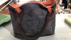 大島紬ハンドメイドバッグ