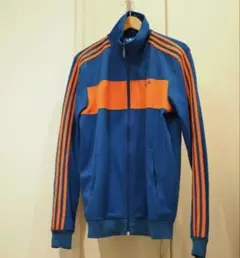 希少 adidas トラックジャケット　オリジナルス　ブルーオレンジ