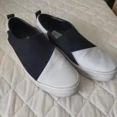 レザー スリッポン
