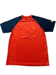 NIKE DRI-FIT Tシャツ Lサイズ オレンジ色