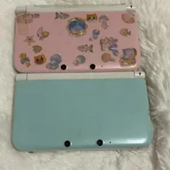 ニンテンドー3DS LL ピンク/ミントグリーン 本体 ジャンク