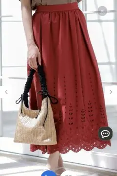 ANY SIS カットワークエンブロイダリースカートのサムネイル