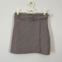 ★美品★ チェック柄ミニスカート EUR 36 タイトスカート 台形スカート