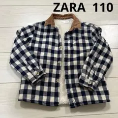 ZARA baby チェック柄ジャケット 4-5歳 110