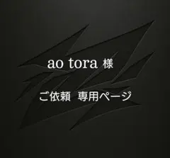 ao tora 様 ご依頼 専用ページ