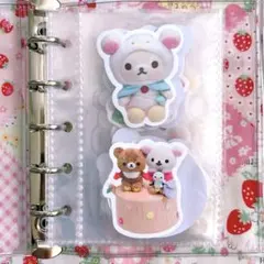 リラックマ シール帳 ミスド バラメモ おすそ分けファイル A