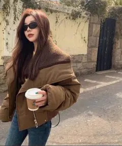 ショート丈ブルゾン