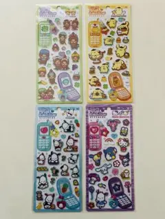 平成ハッピーフォン シール サンリオ モンチッチ まとめ売り