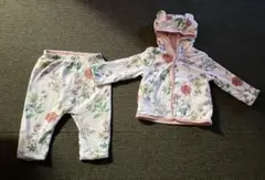 Baby gap 花柄　長袖　セットアップ