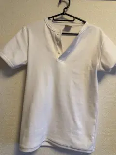 AVIREX U.S.A. ヘンリーネック Tシャツ ホワイトのサムネイル
