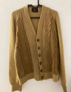 カーディガン レザー