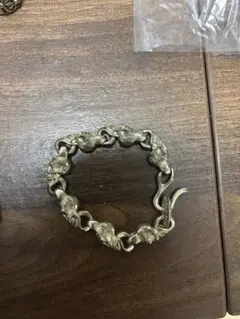silver925 skull スカルブレスレット