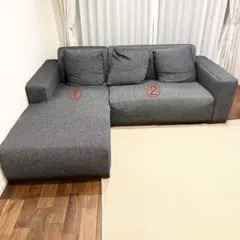 ソングドリーム　ソファOttoシェーズソファー（向かって左シェーズ）②