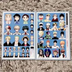 最強！！ジャンプカリスマゼミナール特製顔写真風ステッカー 付録 新品