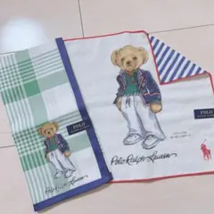 POLO Ralph Lauren ポロベア ハンカチ 2枚セット