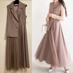 RANDA ジャケットライクワンピース