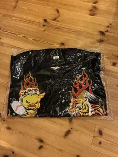 日清食品 × 阪神タイガース刺繍入りベースボールシャツMサイズ | Mercari