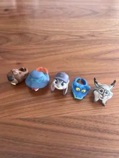 ズートピア2 ファッションリング　ガチャガチャ　コンプリート