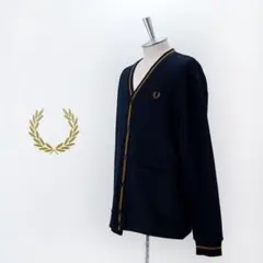 FRED PERRY カーディガン ネイビー Mのサムネイル