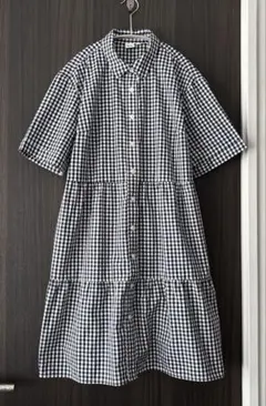 GAP ギンガムチェックシャツワンピース