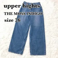 極美品✨　upper hights　THE MOSS INDIGO　26　現行のサムネイル