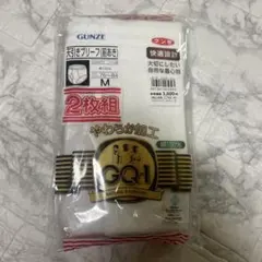 【新品未開封】グンゼ GQ-1 天引きブリーフ前あき Mサイズ 2枚組 綿100