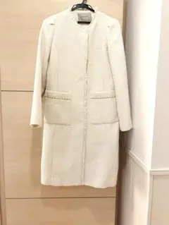 JUSGLITTY ツイード コート 春 スプリングコート