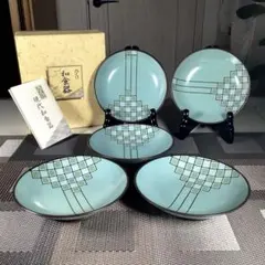 希少 乃りたけ Noritake 和皿 5枚セット 昭和モダン 花絵 廃番 - メルカリ