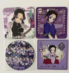 鬼滅の刃　胡蝶しのぶ　コースター　セット　ニジゲンノモリ　他