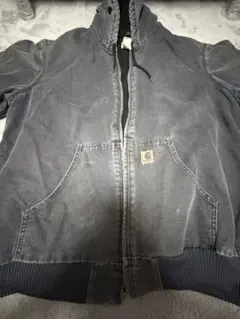 Carhartt ダック地 フーデッドジャケット カーキ - メルカリ