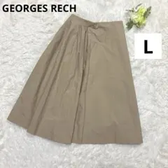 美品GEORGES RECH レディースロングスカート　日本製　イトキン　L