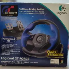 Logicool GT FORCE PS2用 ステアリングコントローラー GT3
