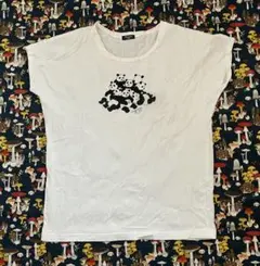 Marble sud パンダ Tシャツ　白のサムネイル