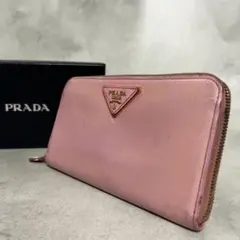 PRADA ラウンドファスナー レザー レディース 長財布 9282のサムネイル