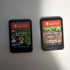 Nintendo Switch マインクラフトソフト、ルイージマンション3ソフト