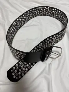 【Y2K/グランジ】スタッズベルト スタッズ/ハトメMIX 凝ったデザイン