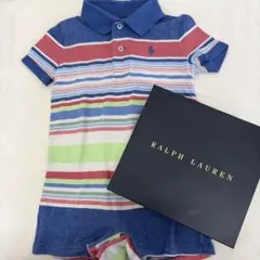 Ralph Lauren ストライプ ポロシャツ　12M