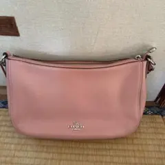 COACH ショルダーバッグ ピンク レザー