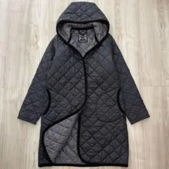 【美品】LAVENHAM キルティングコート ブラック 40 イギリス製 軽量