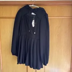 【新品・未使用・タグ付き】bubbles オープンネックスウェットワンピース