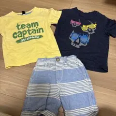 90 男の子　子供服　保育園着　半袖Tシャツ　夏服　まとめ売り