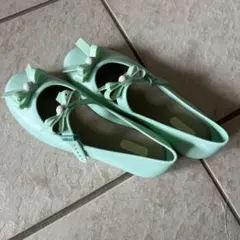 Melissa ラバーサンダル ミントグリーン リボンのサムネイル