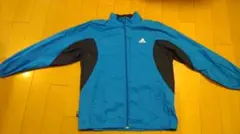 adidas ウィンドブレーカー 青 160cm