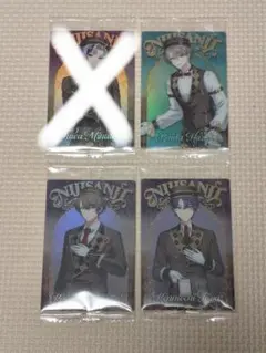 甲斐田晴　加賀美ハヤト　剣持刀也　メタリックプラカード　にじさんじ　ウエハース2