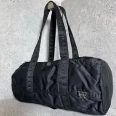 PORTER ナイロンミニボストンバッグ　TANKER ドラムバッグ　ブラック